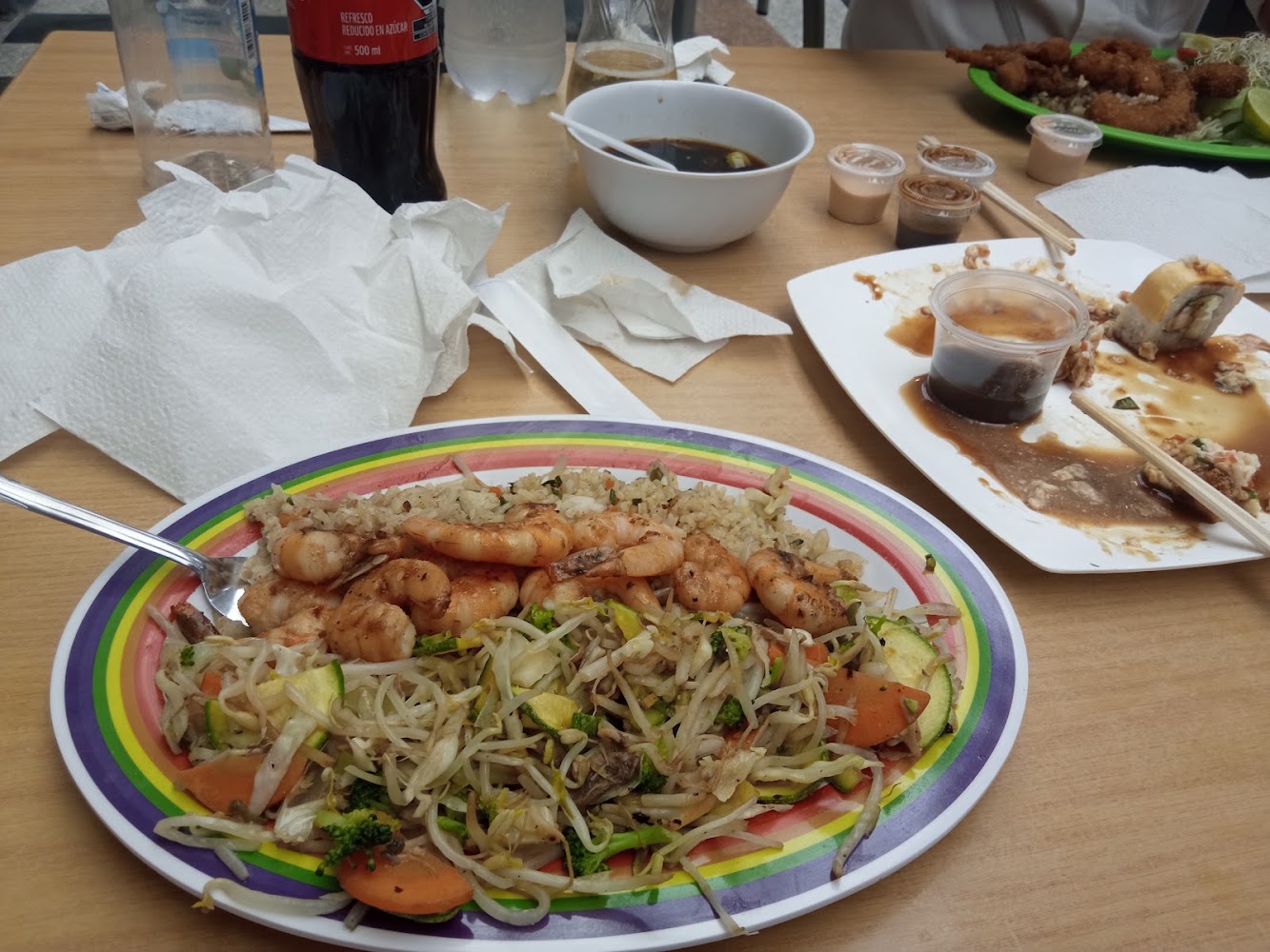 Comida oriental japonesa y China