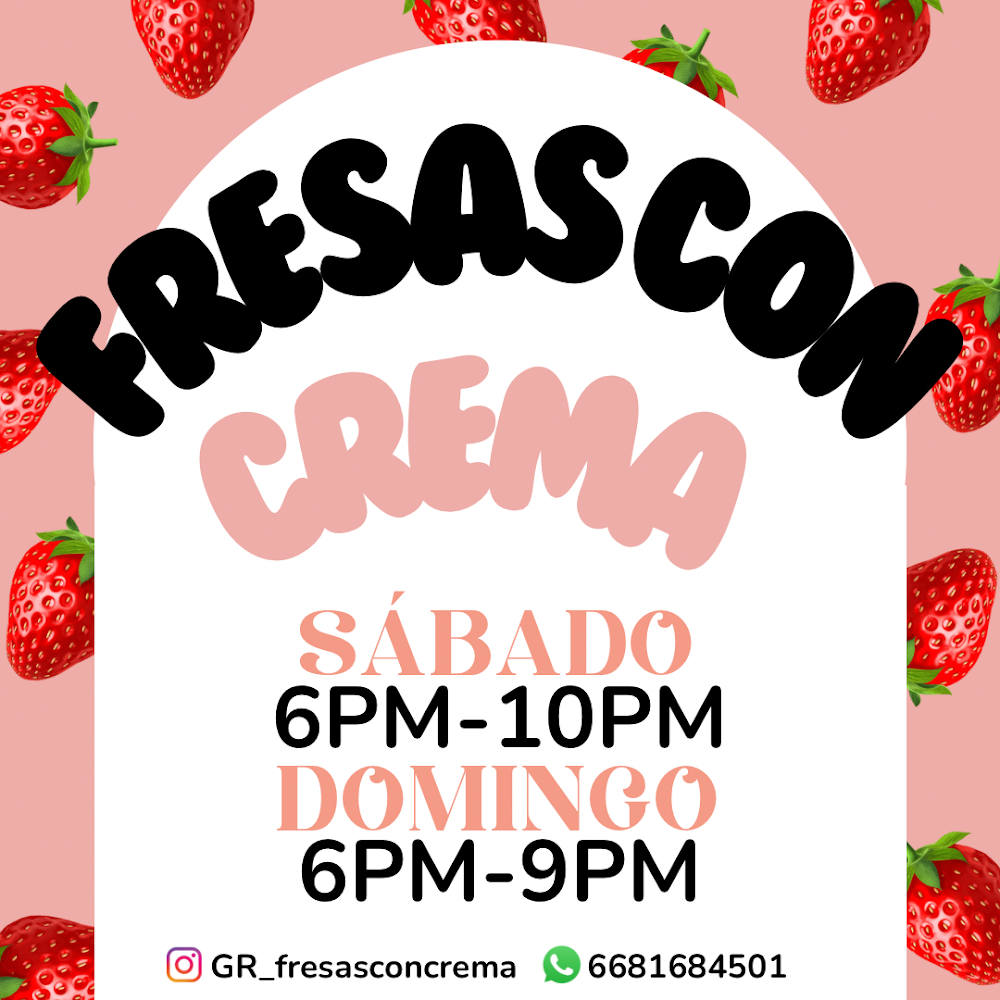 GR fresas con crema
