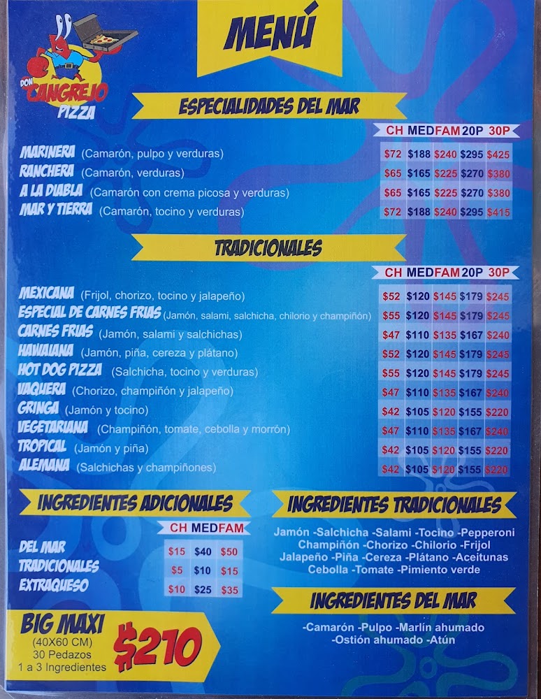 Pizzería Don cangrejo