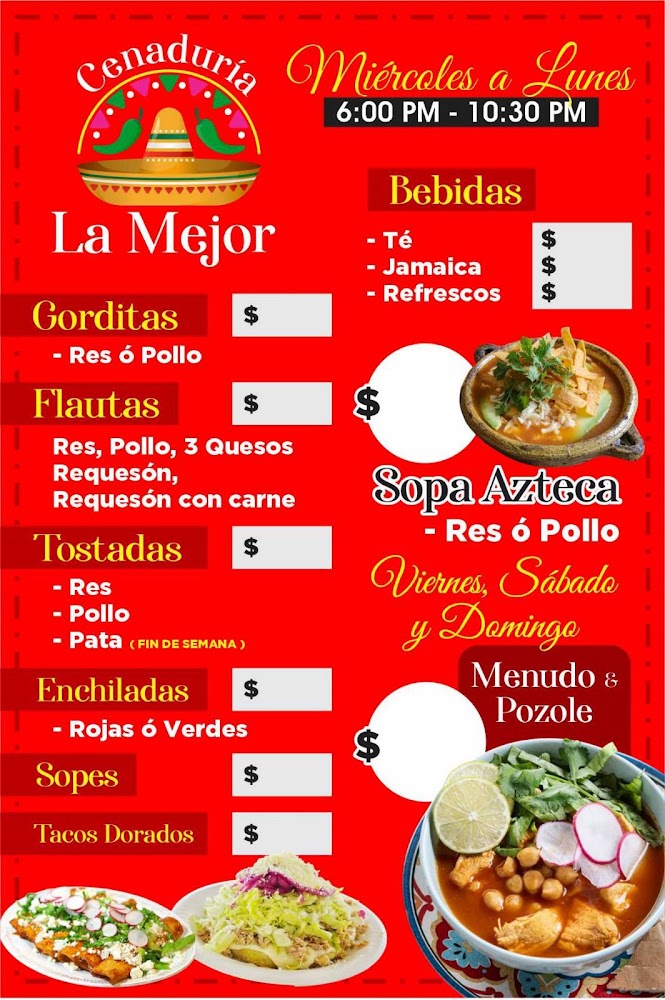 Sopes La Mejor