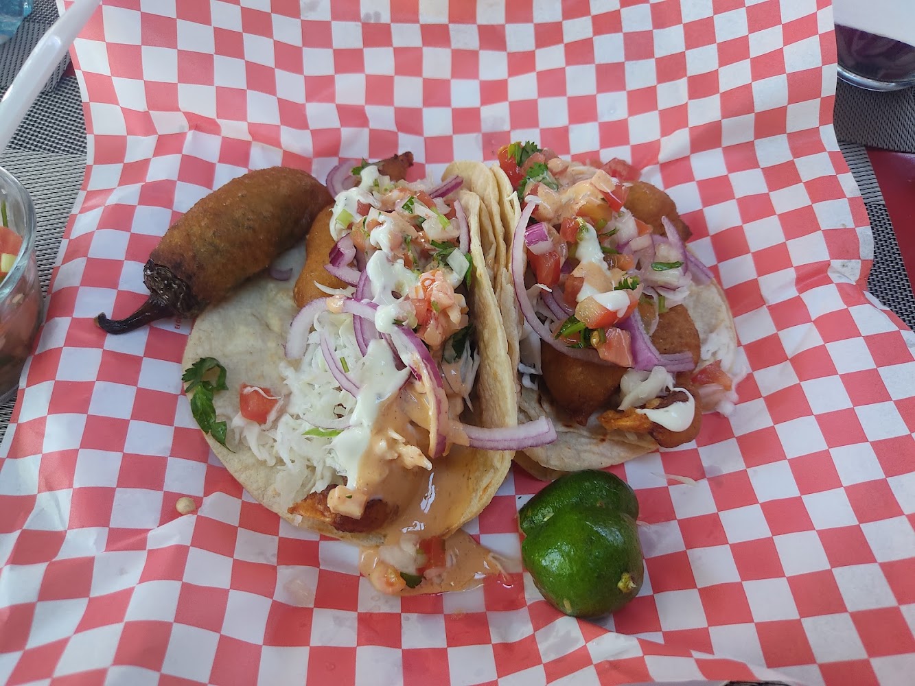 Tacos de Mariscos Rojo & Rojo