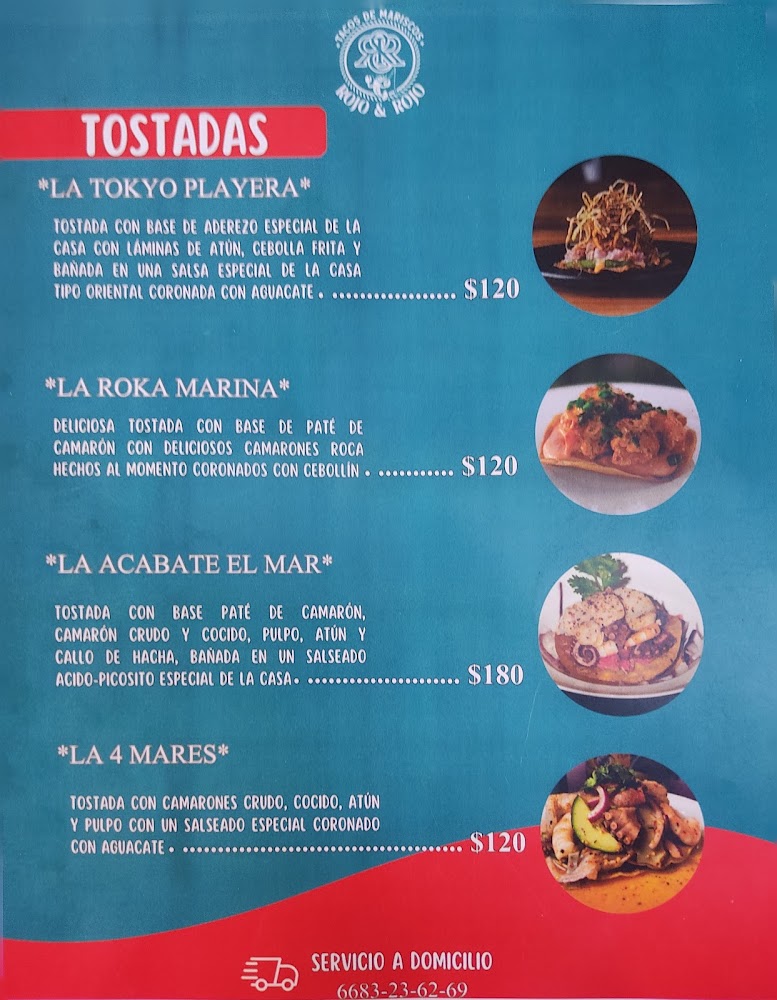 Tacos de Mariscos Rojo & Rojo
