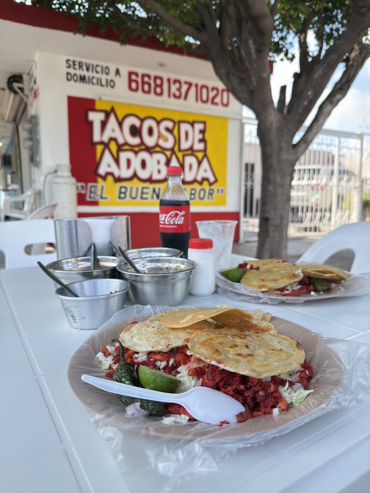 Tacos de adobada El buen sabor 2