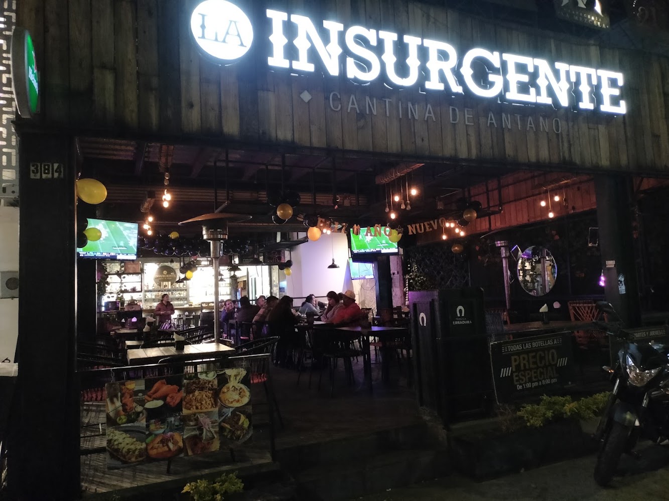 La Insurgente cantina de antaño