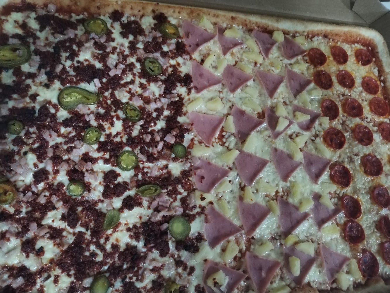 Delicious pizza Patria