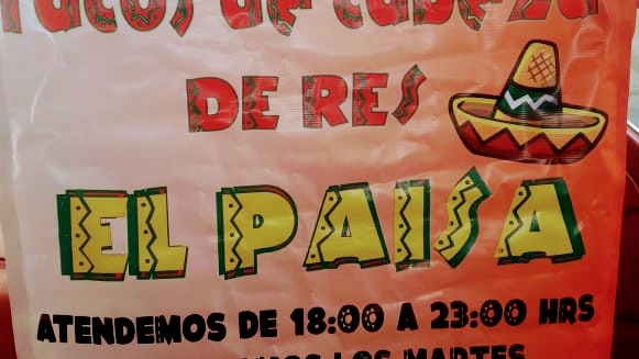 Tacos de cabeza El Paisa