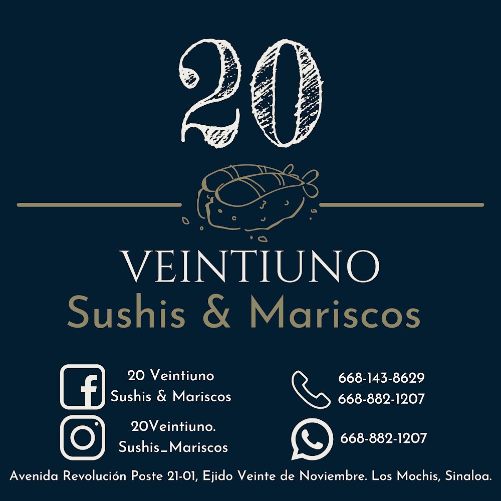 20 Veintiuno Sushis & Mariscos