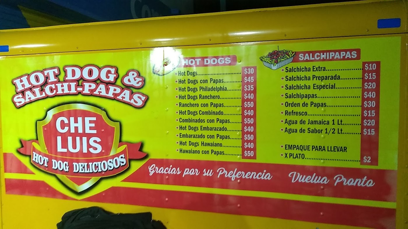 Hot dogs cheluis