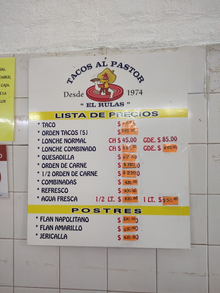 Tacos de Pastor El Rulas