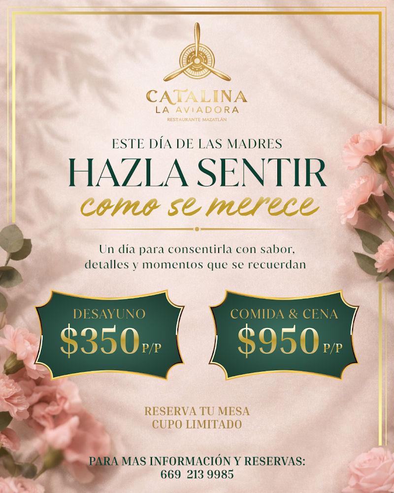Restaurante Catalina La Aviadora Mazatlán