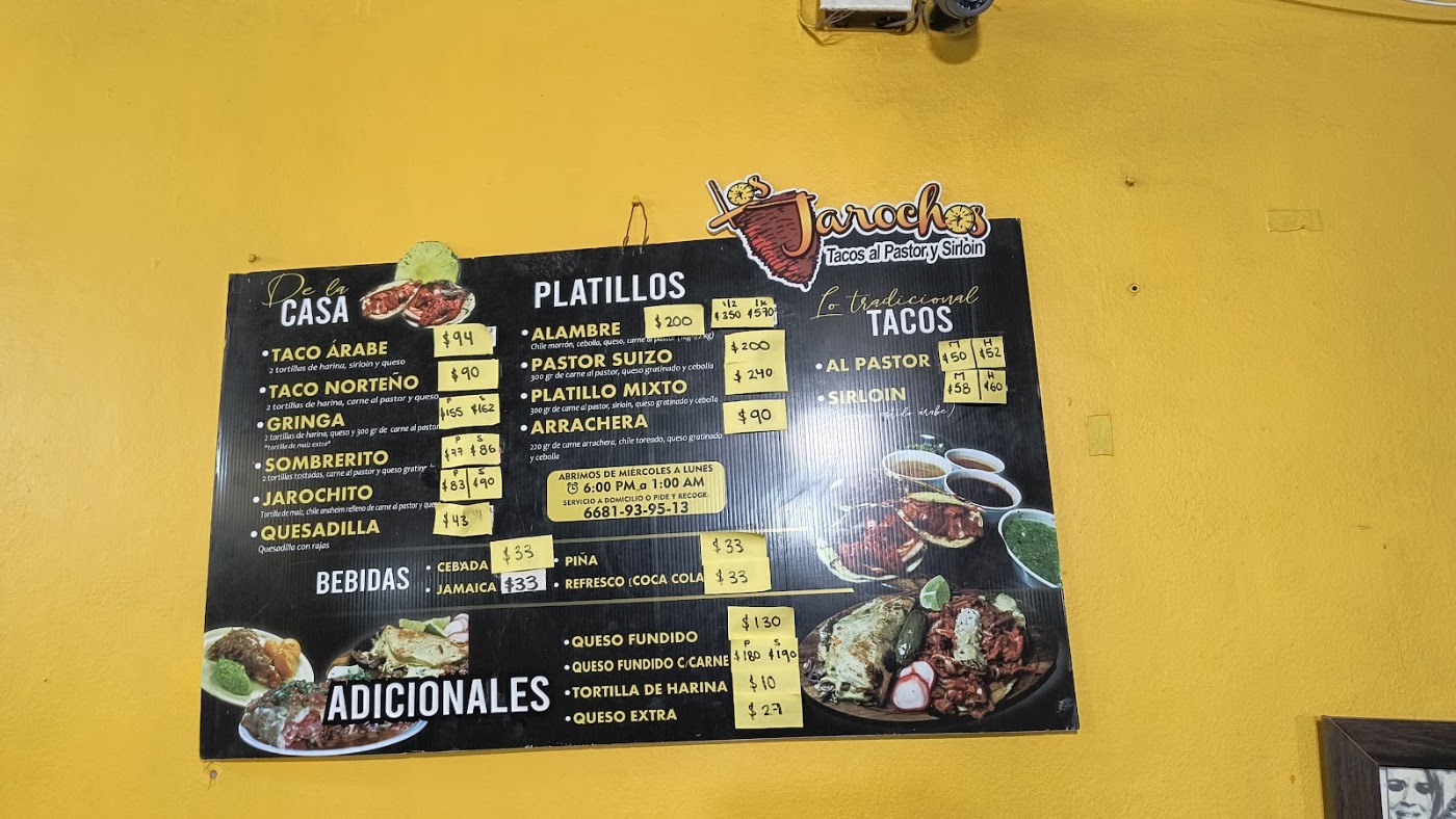 Tacos al pastor Los Jarochos
