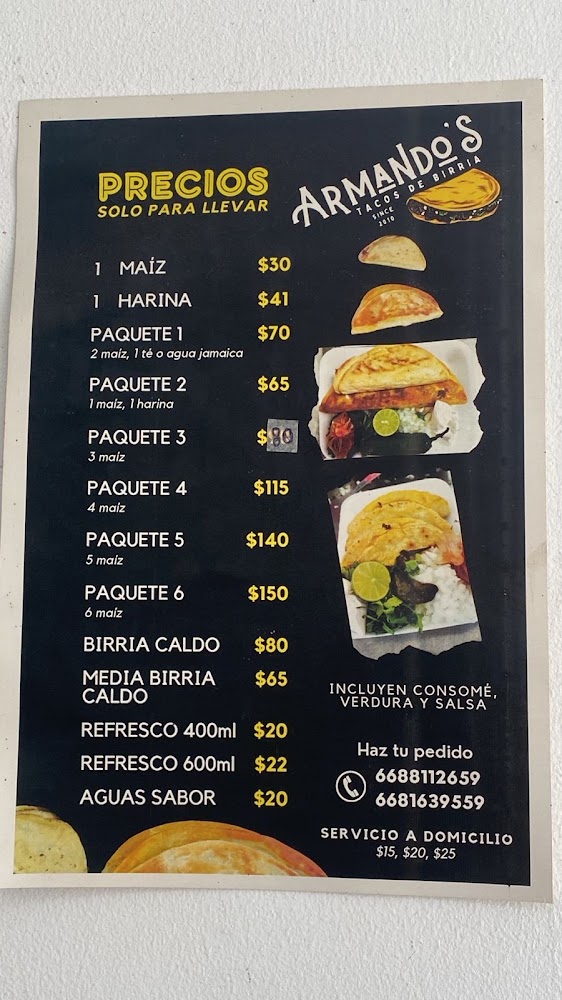 Tacos De Birria Armando's