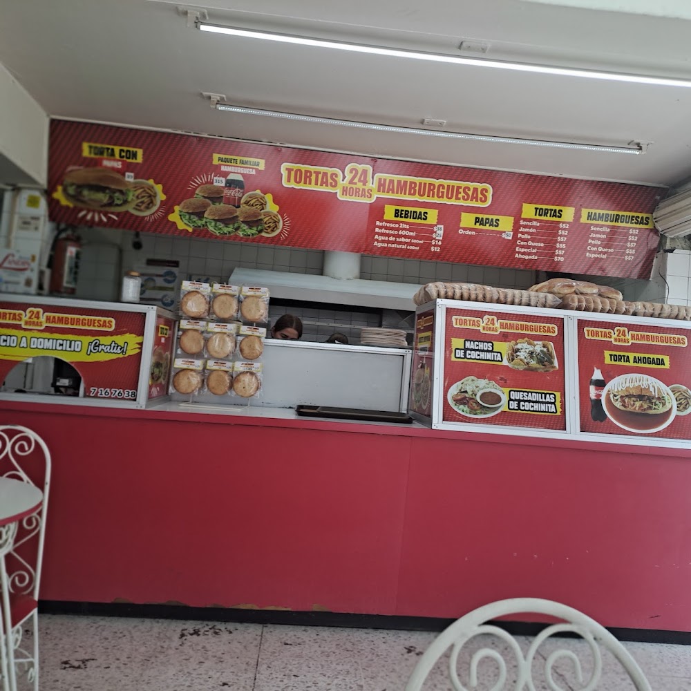 Tortas Hamburguesas 24 hrs
