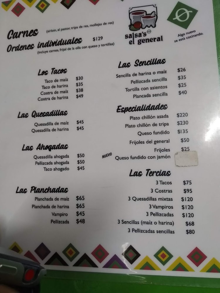 Salsas El General. Tacos Quesadillas Y Mas