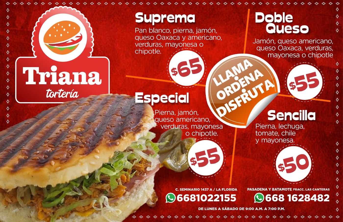 Tortas Triana suc Pasadena
