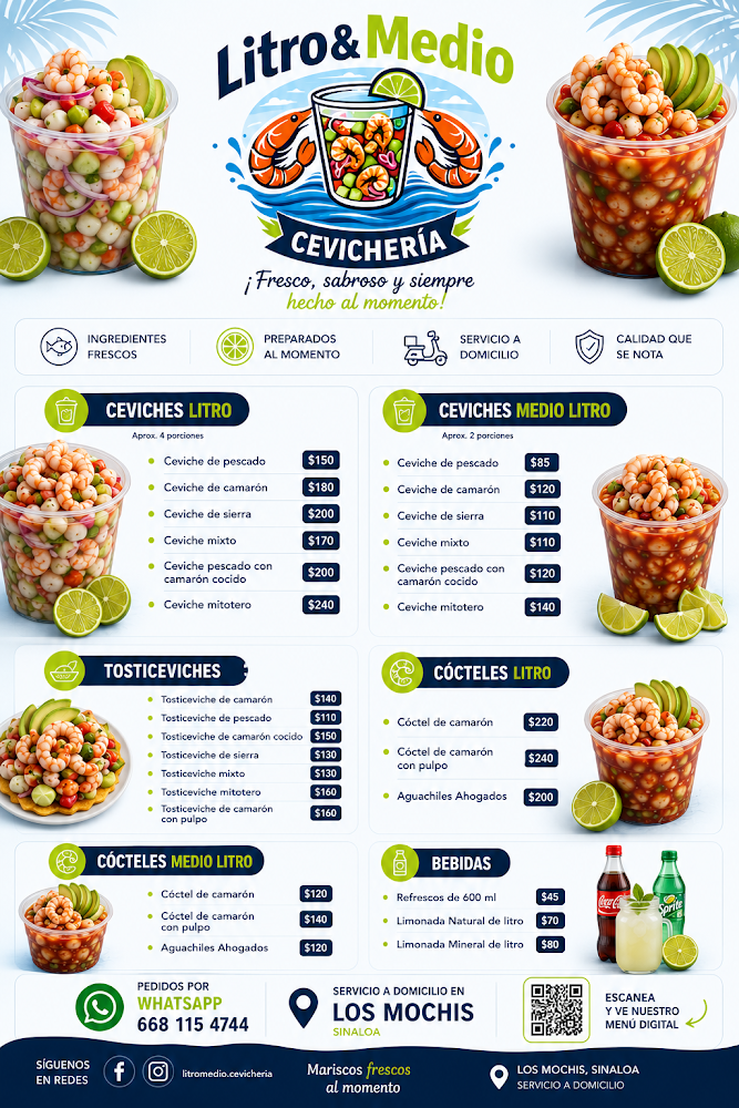 Litro y medio cevicheria
