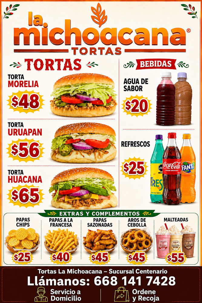 Tortas La Michoacana Centenario