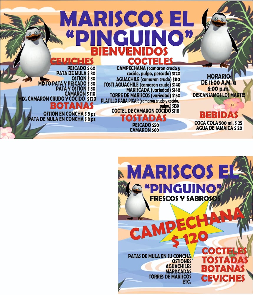 Mariscos el pingüino