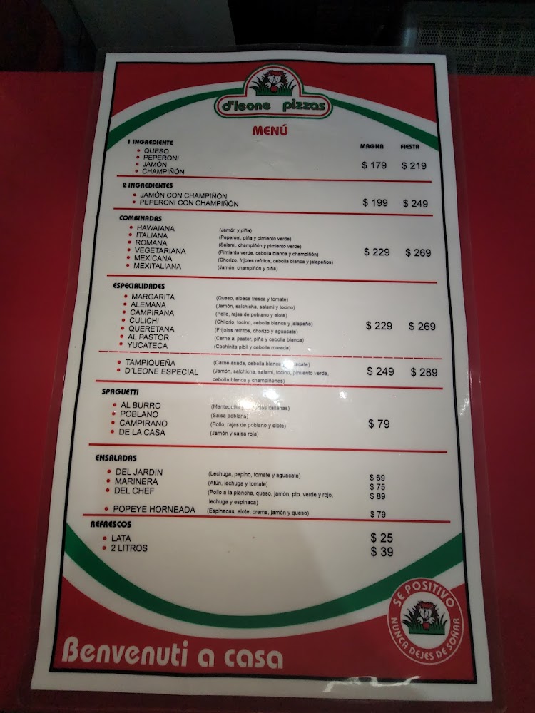 D'Leone Pizzas Tres Ríos