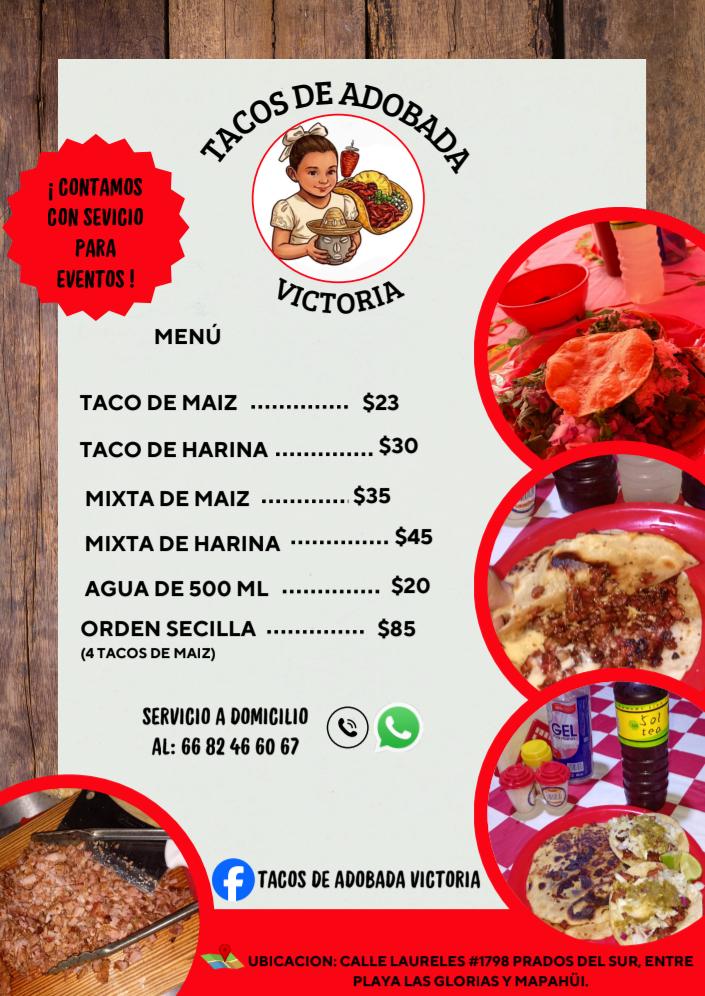 Tacos de Adobada Victoria