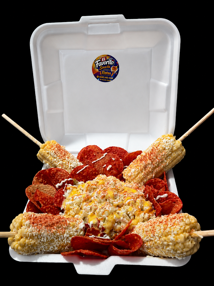 Elotes preparados EL FAVORITO SNACKS