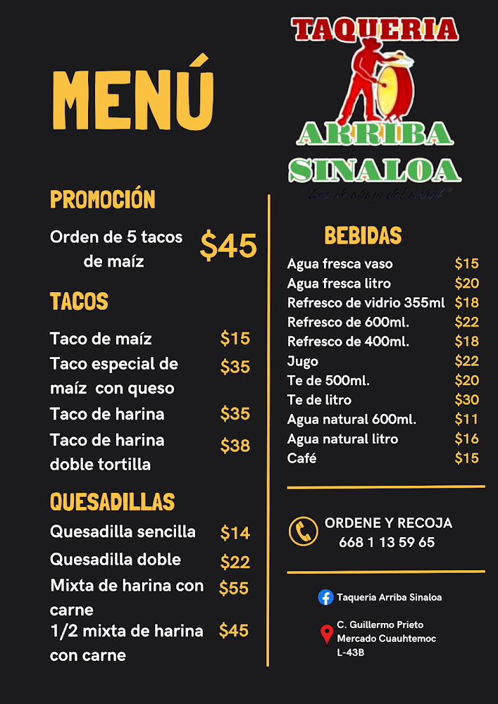 Taqueria Arriba Sinaloa