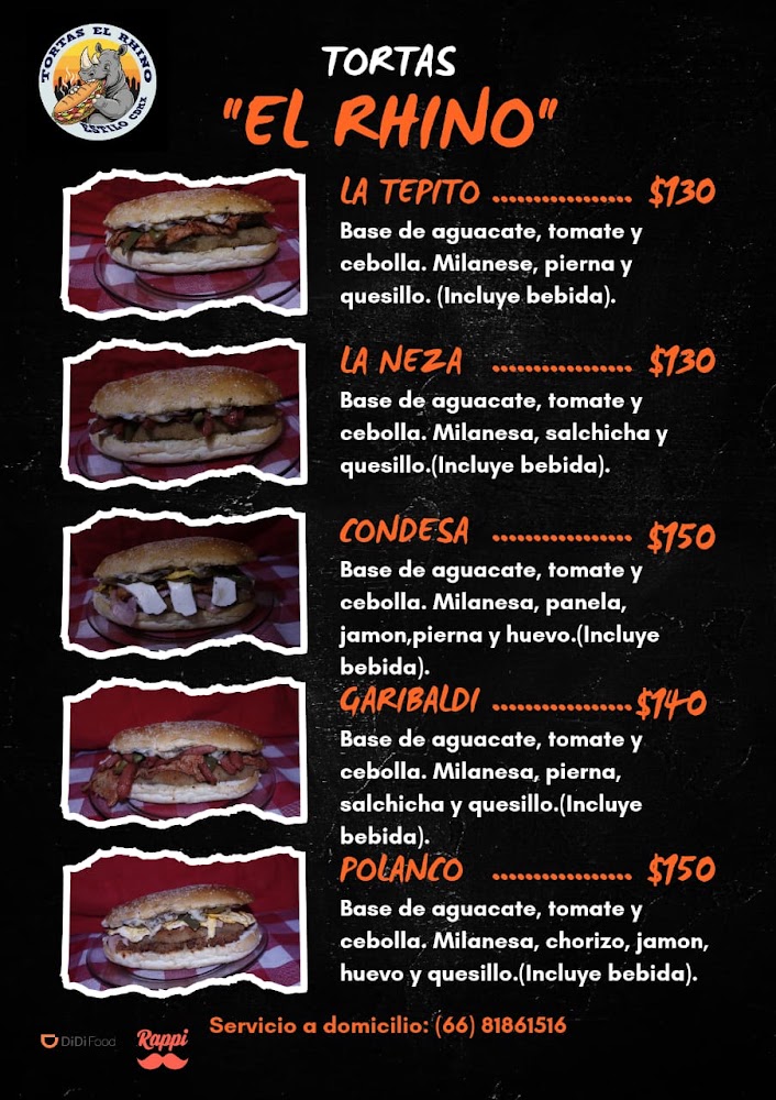 Tortas El Rhino