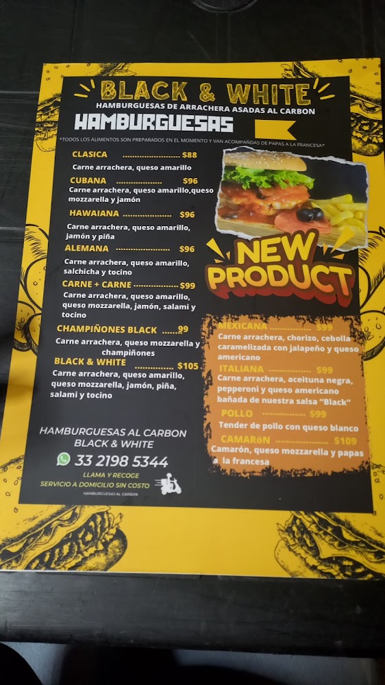 Black & White Hamburguesas