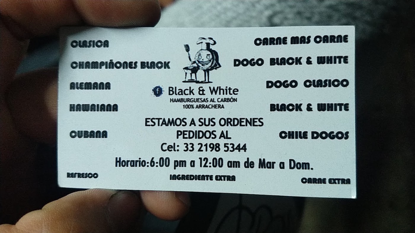 Black & White Hamburguesas