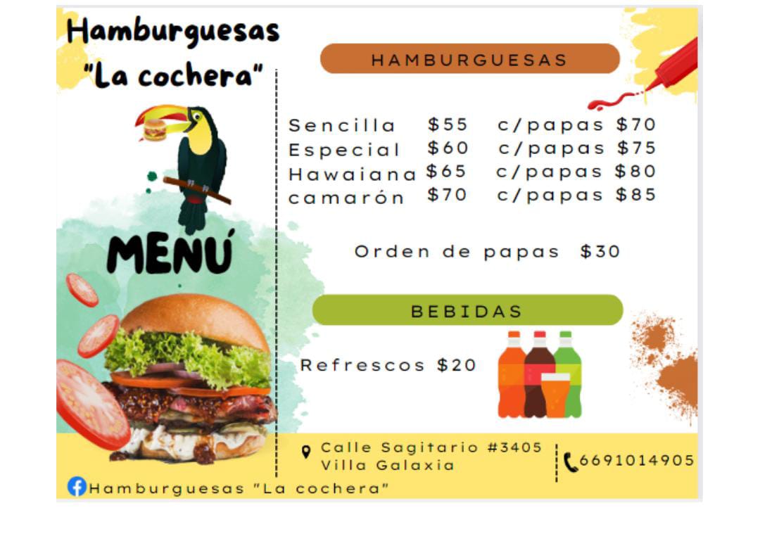 Hamburguesas La cochera