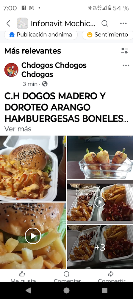 C.h. Dogos , Boneles y Hamburguesas