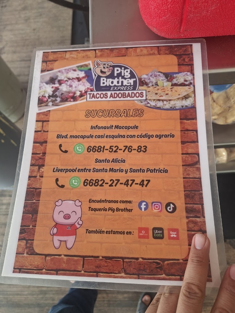 Tacos Adobados Pig Brother Express