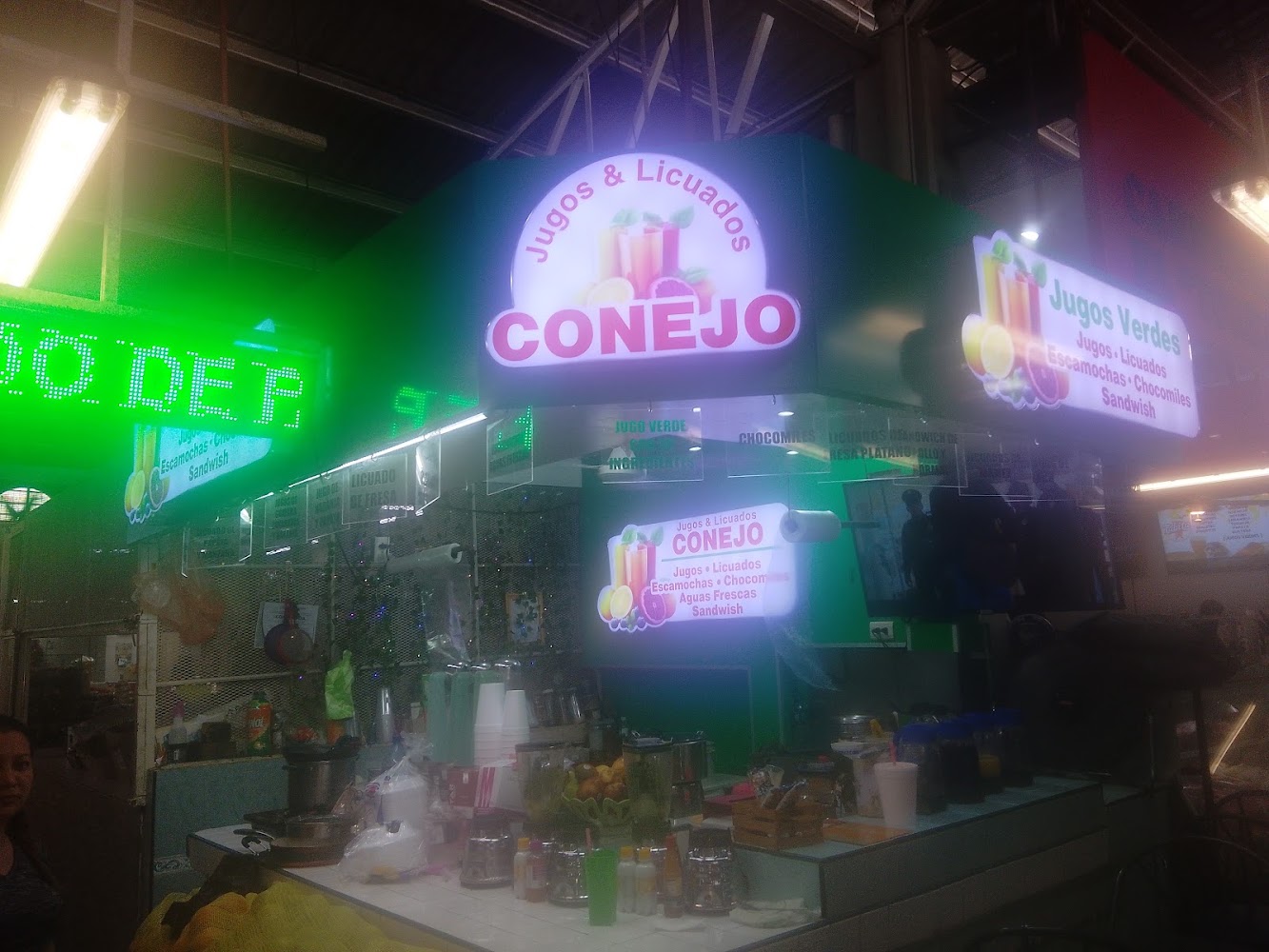 Jugos y licúados conejo