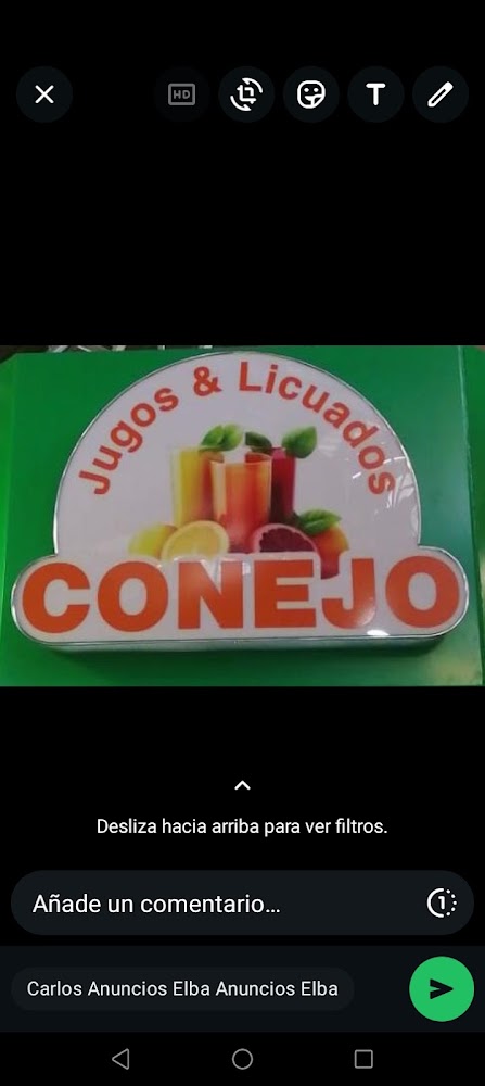Jugos y licúados conejo