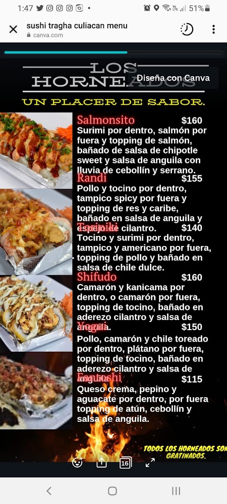 TRAGHA Culiacán · Sushi & Wings
