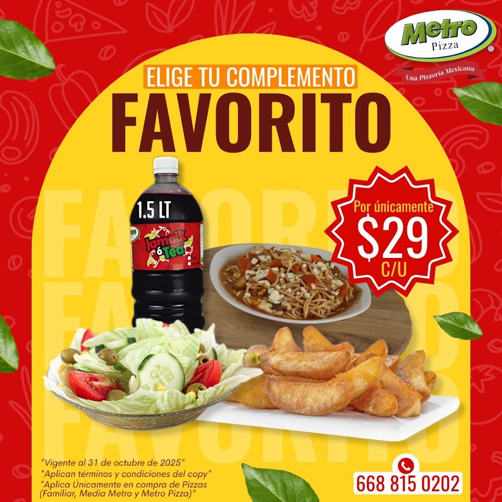 METRO PIZZA JARDINES DE FATIMA