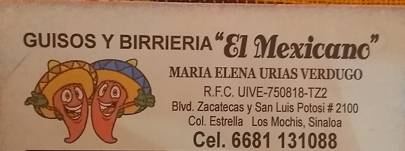 Guisos Y Birrieria "El Mexicano"