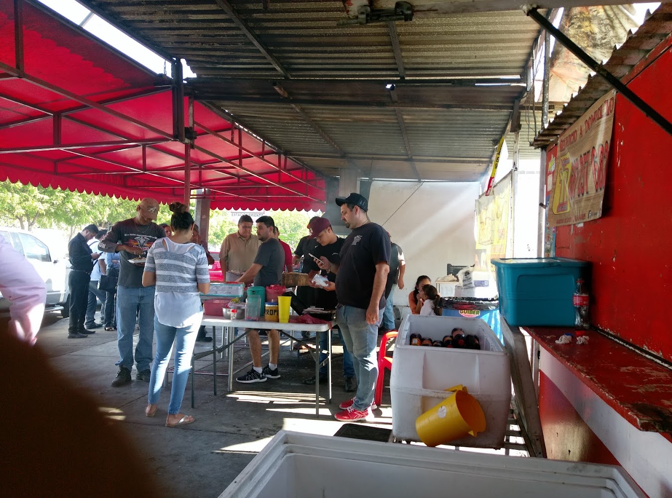 Los originales taco parado