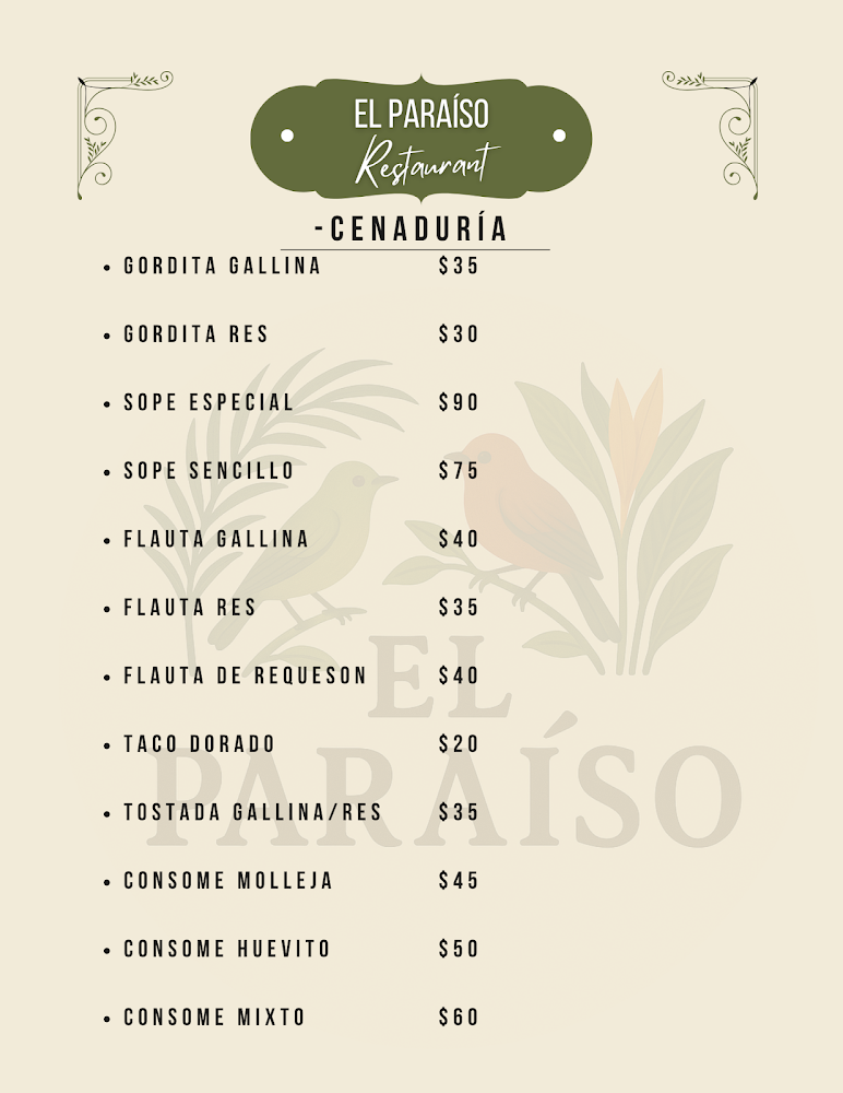 Restaurante El Paraíso Buffet