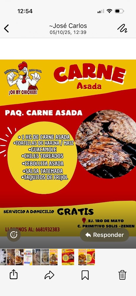 pollos asados " OH MY CHICKEN "