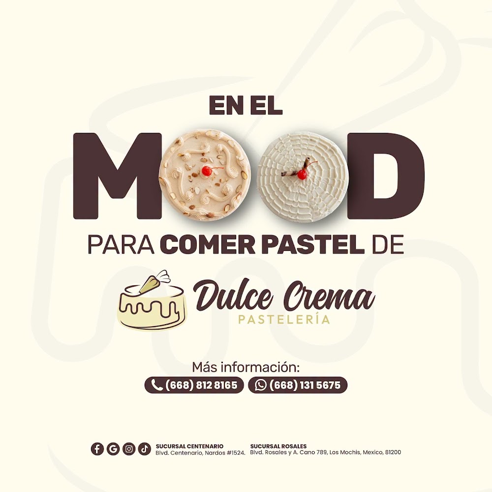 Pastelería Dulce Crema