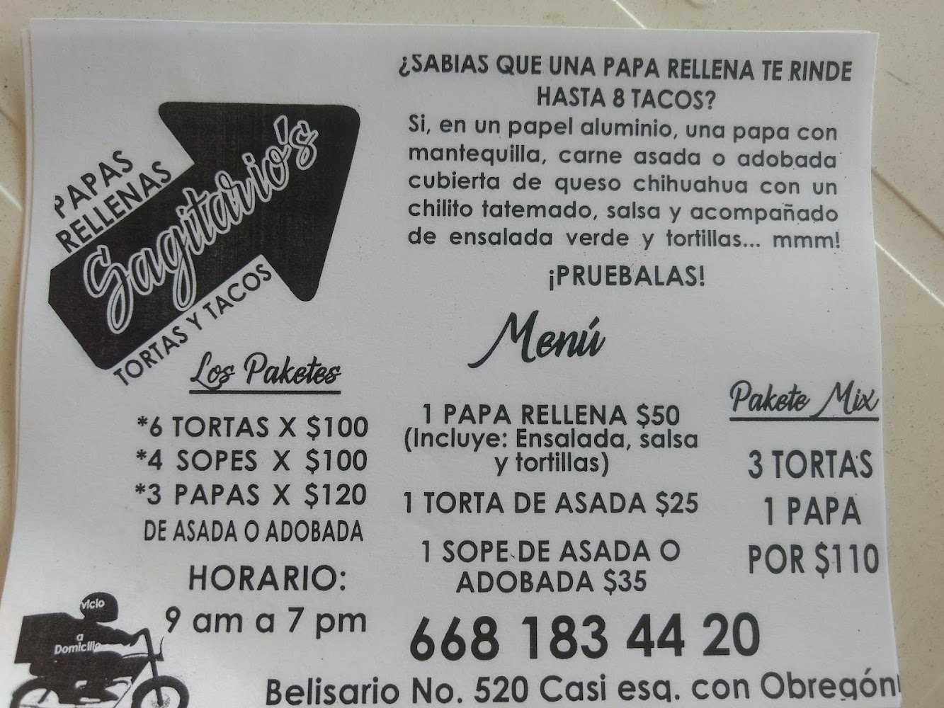 Papas Rellenas Sagitario's