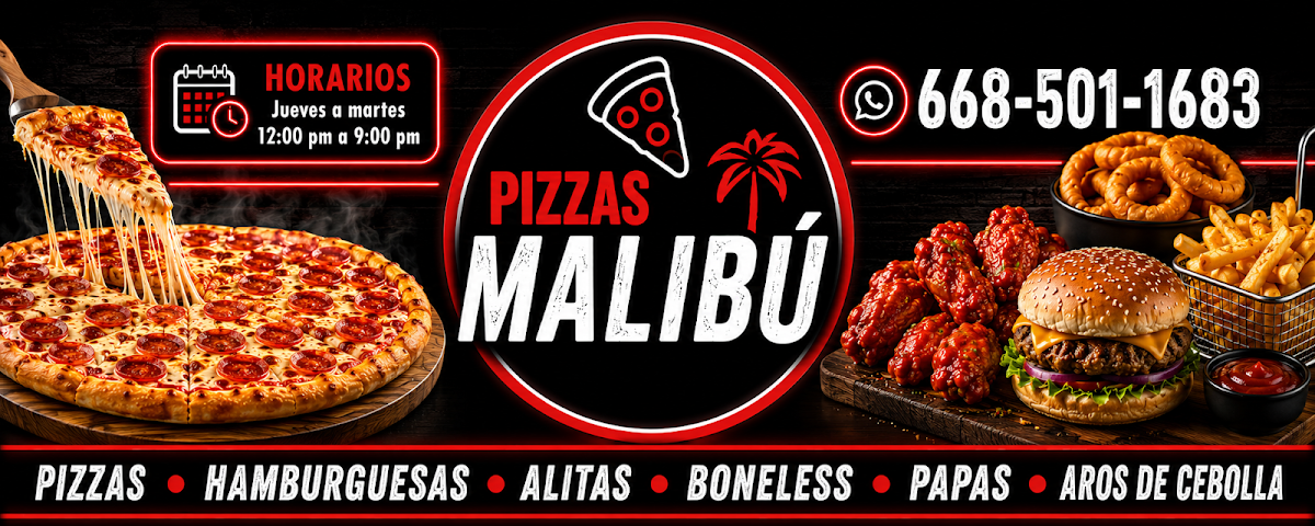 Pizzas Malibú