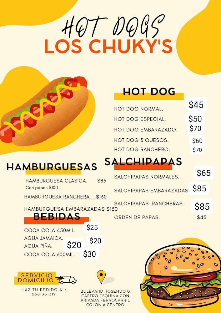 Hot Dogs Y Hamburguesas "Los Chuky's"