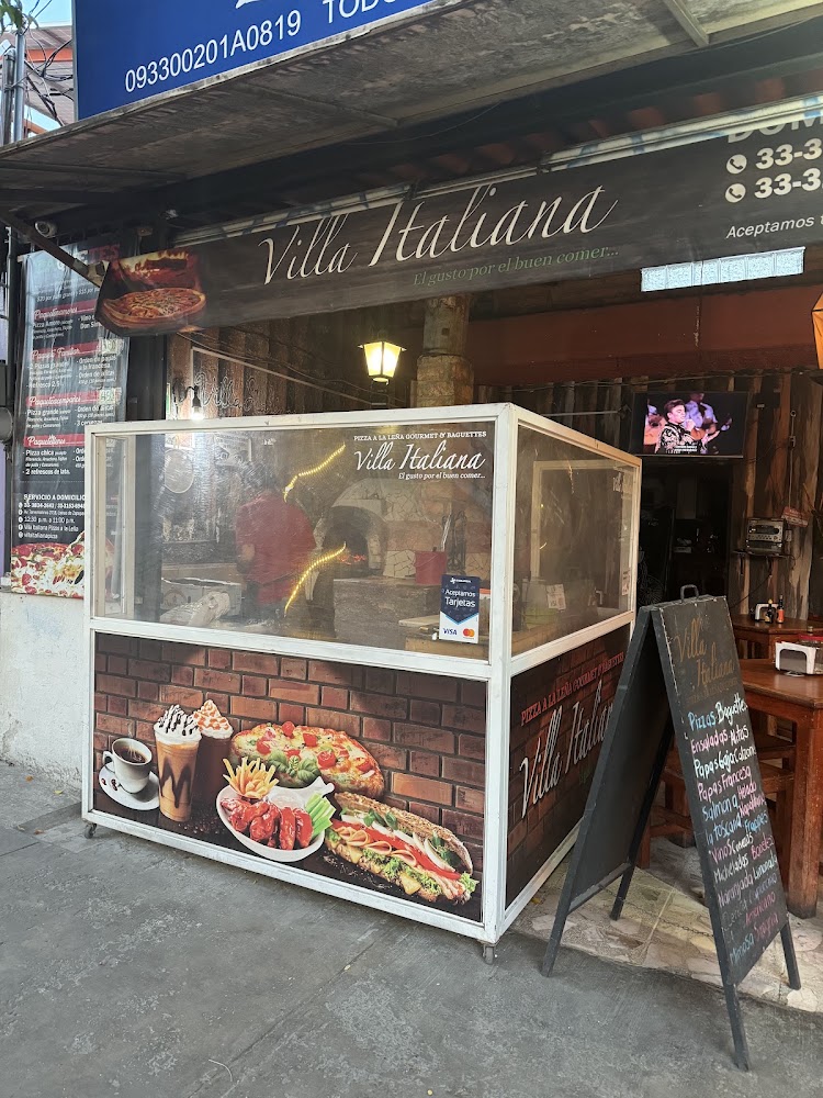 Villa Italiana, Pizza a la leña