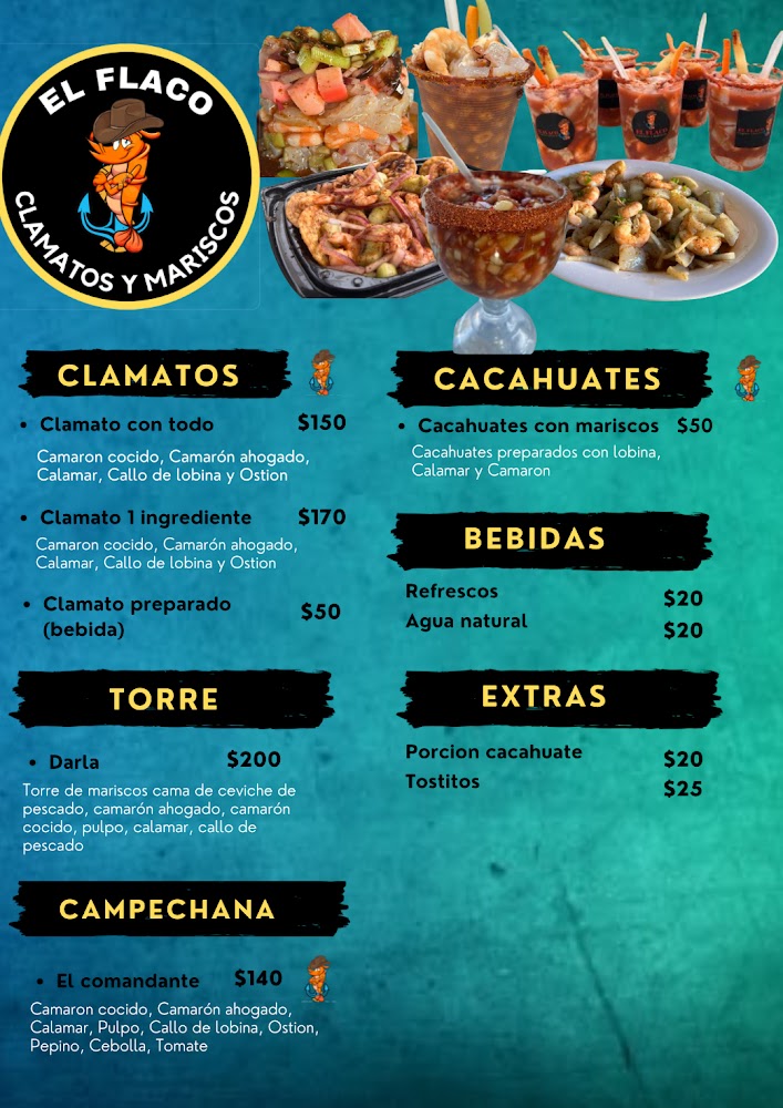 Clamatos y Mariscos El Flaco