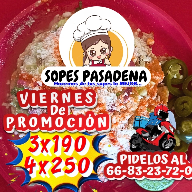 Sopes Pasadena