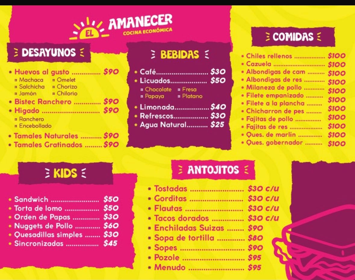 El Amanecer Cocina Economica