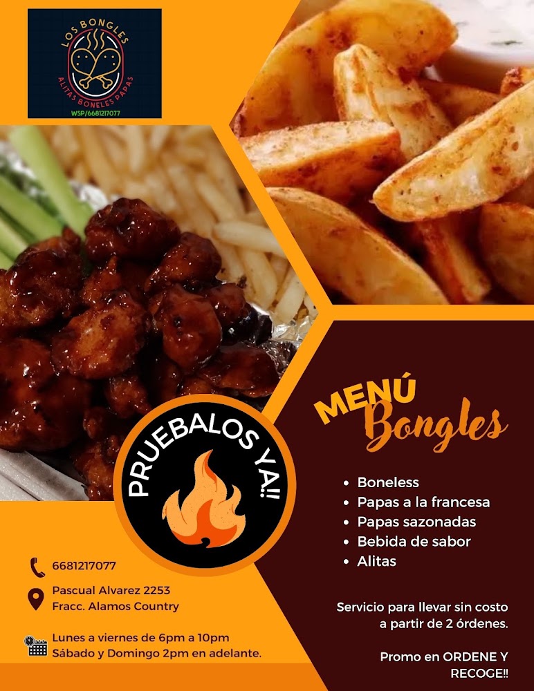 Los Bongles (alitas y boneless)