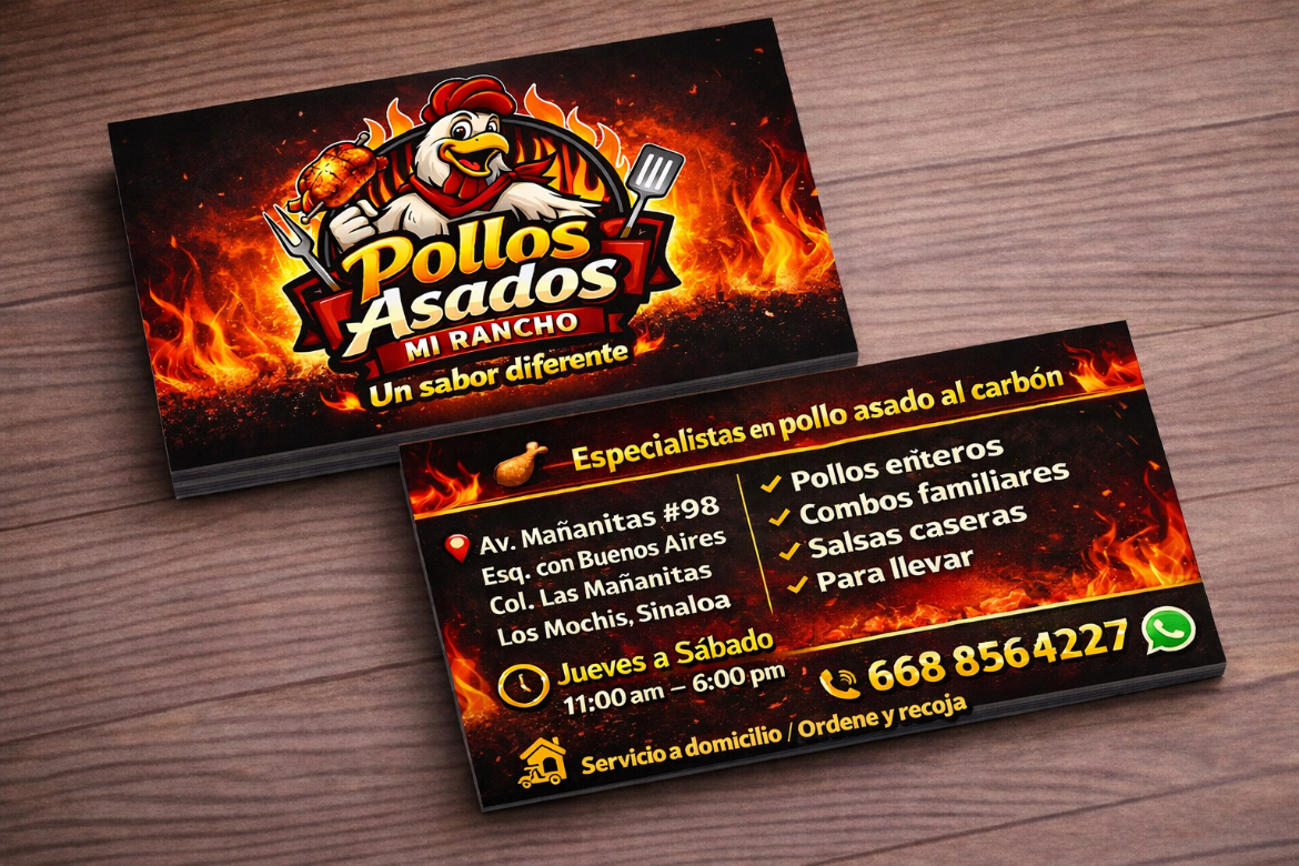 Pollos asados mi rancho